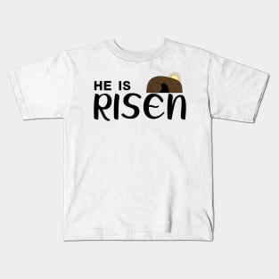 He Is Risen In Three Days Just Like He Said Easter Christian Kids T-Shirt